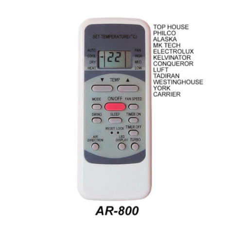 Control remoto universal AR-800 para aire acondicionado - Tucumán