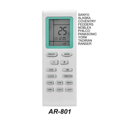 Control remoto universal AR-801 para aire acondicionado - Tucumán